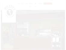 Tablet Screenshot of milanosrestaurante.com
